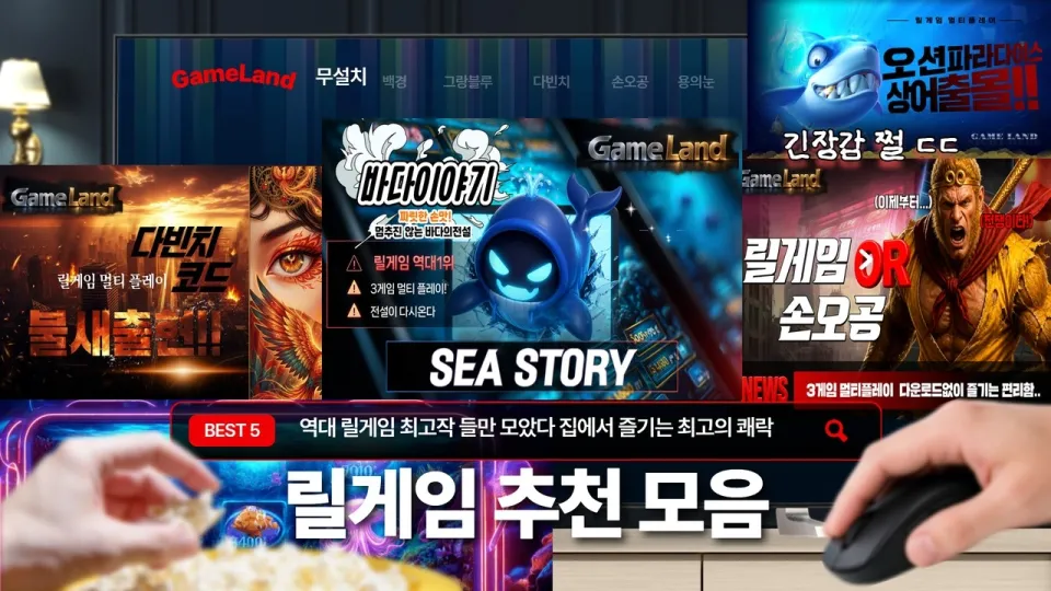 릴게임: 인기 멀티플레이 바다이야기 및 추천 3게임 소개